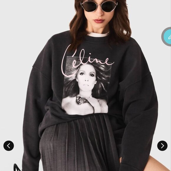 Maje Celine Dion 100% Cotton sweatshirt M - Picture 4 of 9
